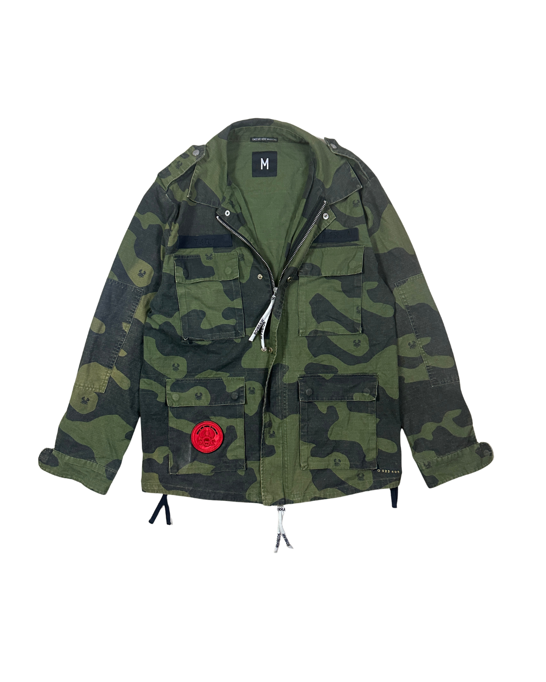 Warriors Camo Print Jacket