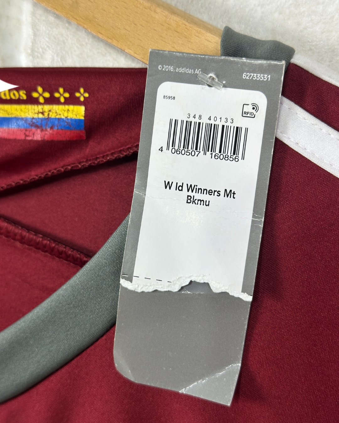 Adidas Venezuela National Team Home Jersey 2011/2013 (FVF Vinotinto)