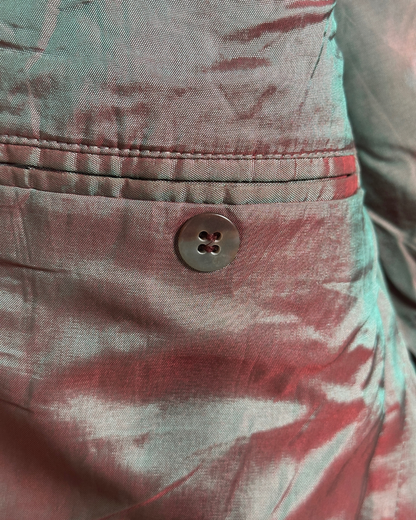 Vintage Pierre Monée Dark Red Wool Blend Blazer - 52