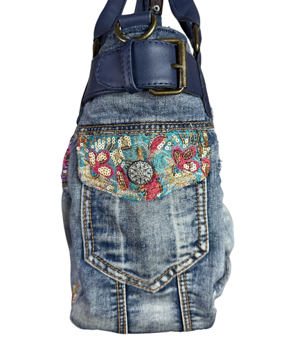Desigual Mc Bee Ethnic Deluxe Denim Handbag