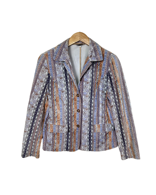 Vintage Tru City Velvet Blazer - Women's Medium
