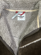 Twinlife Women's Brown Corduroy Sherpa-Lined Jacket - L/XL