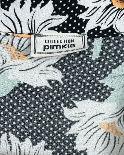 Pimkie Floral Polka Dot Cropped Women's Shirt