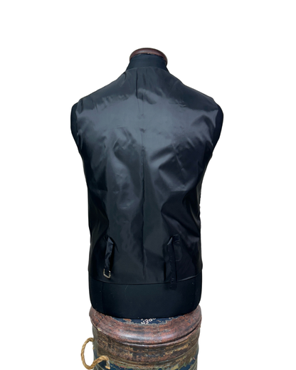 Retied Upcycled Necktie Vest -  Medium