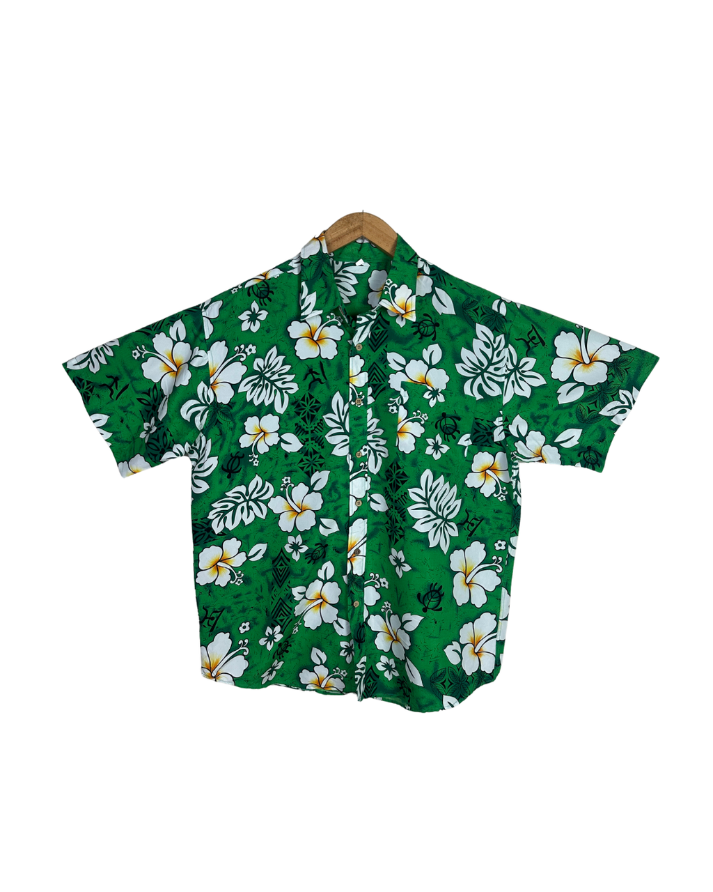 Green Hawaiian Shirt
