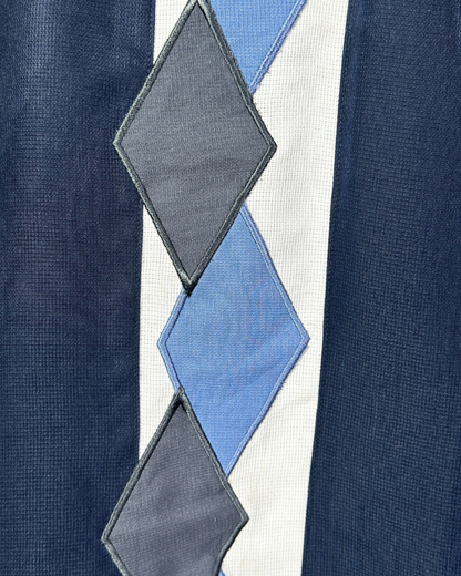 Syntgy Diamond Pattern Bowling Shirt - 4XL