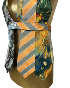 Handmade Upcycled Tie Vest Top with Choker