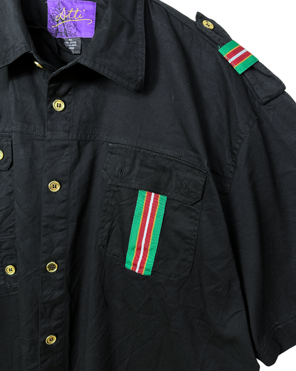 Vintage Atti Military-Inspired Shirt  3XL