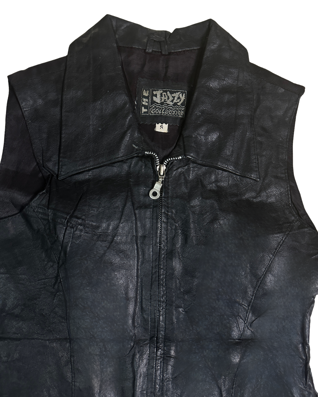 The Jazzy Genuine Leather  Women's Vest - Small