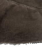 Twinlife Women's Brown Corduroy Sherpa-Lined Jacket - L/XL