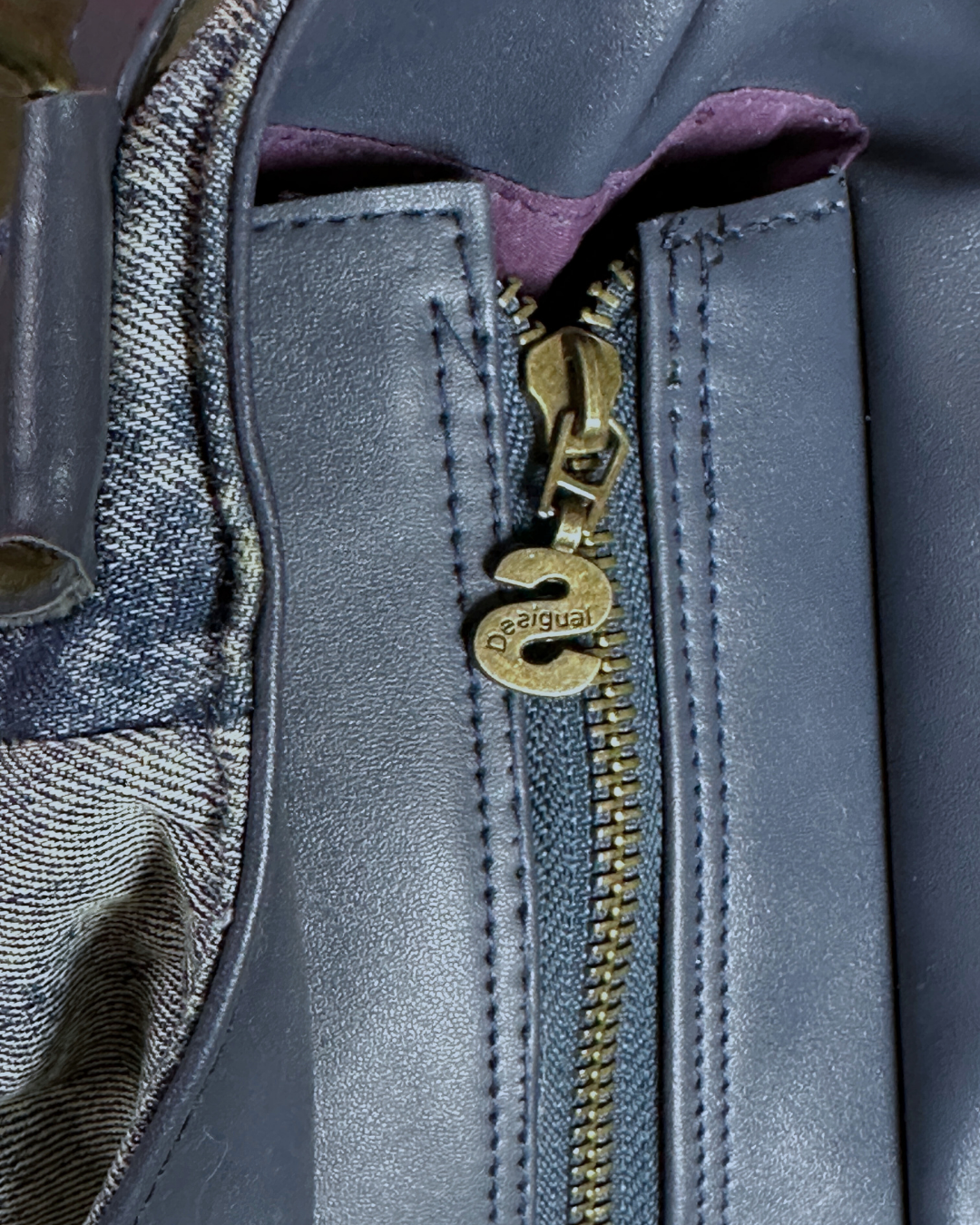 Desigual Mc Bee Ethnic Deluxe Denim Handbag