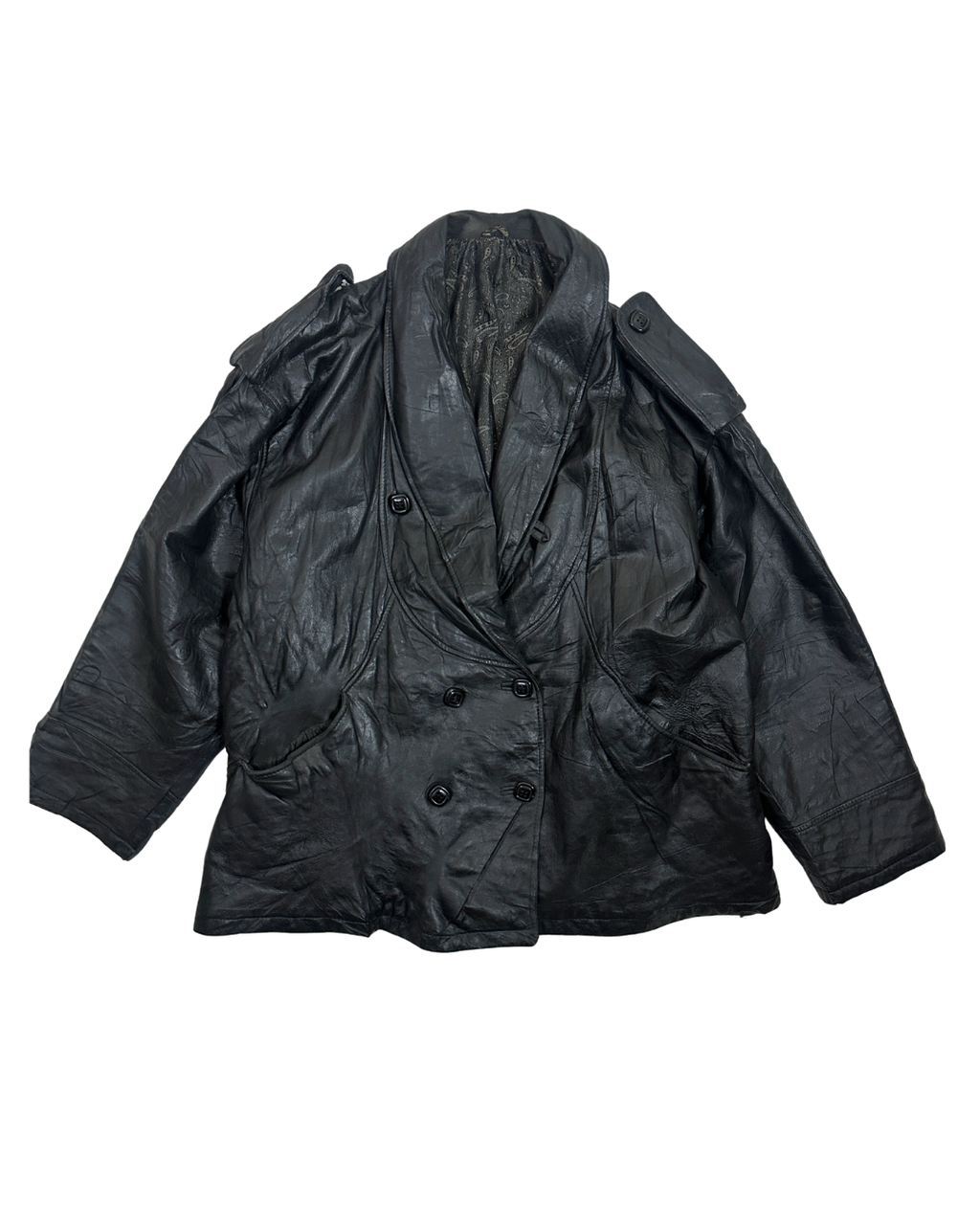 Vintage Papini Genuine Leather Jacket XL
