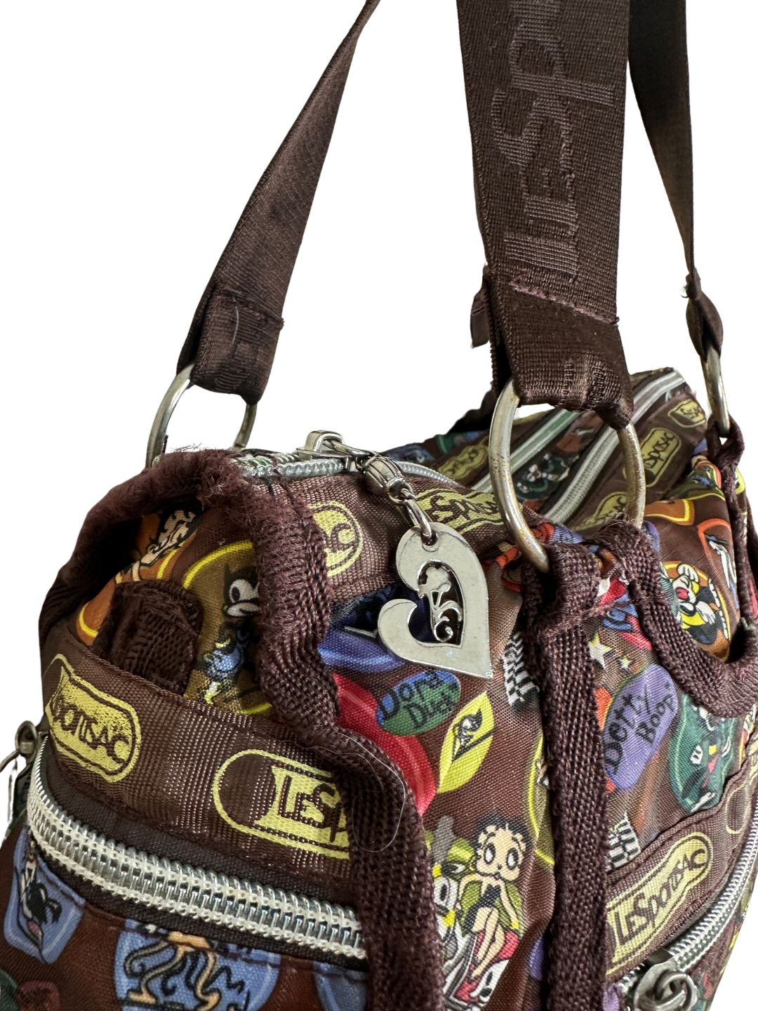 LeSportSAc Cartoon Print Bag