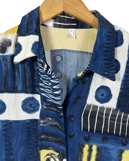 Vintage Abstract Geo Shirt 3XL