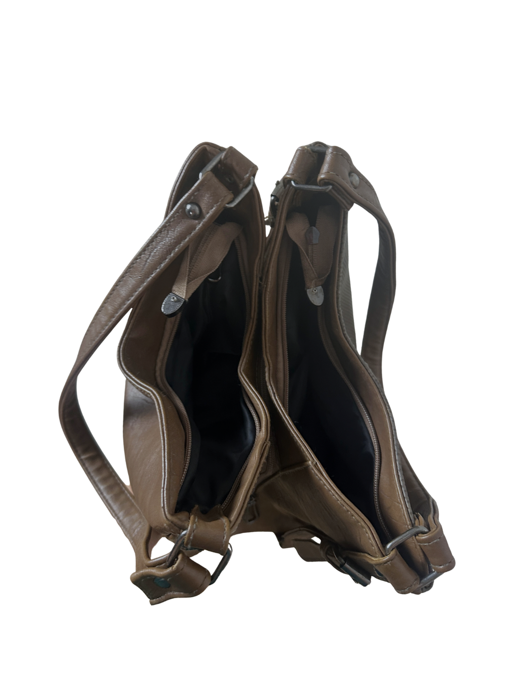 Zara Two-Tone Slouchy Hobo Bag