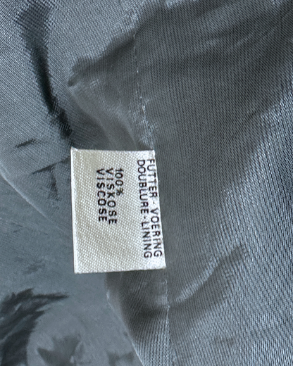 Vintage Double-breasted Wool-Blend Blazer 50