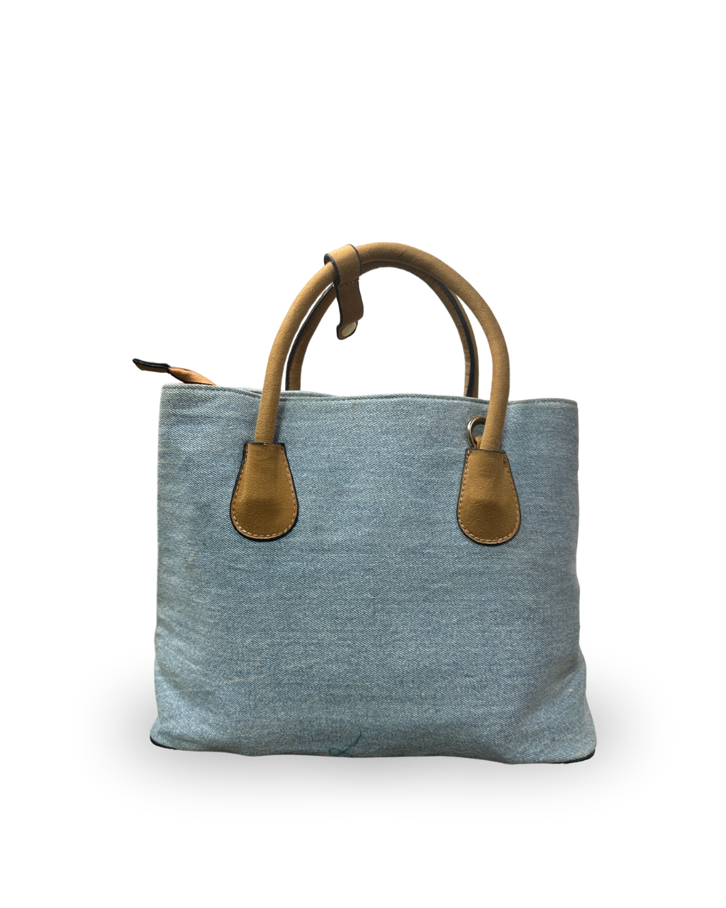 Patch Denim Tote Bag