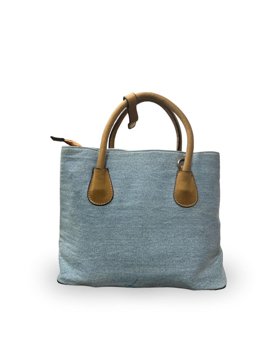 Patch Denim Tote Bag