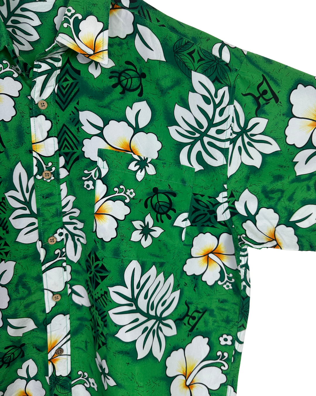 Green Hawaiian Shirt