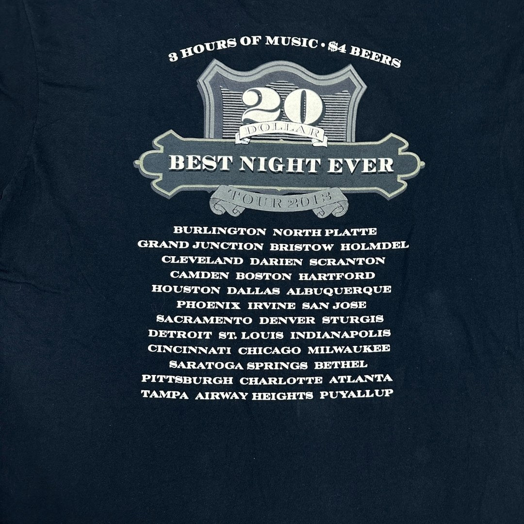 Kid Rock 2013 Tour 'Best Night Ever' 2XL