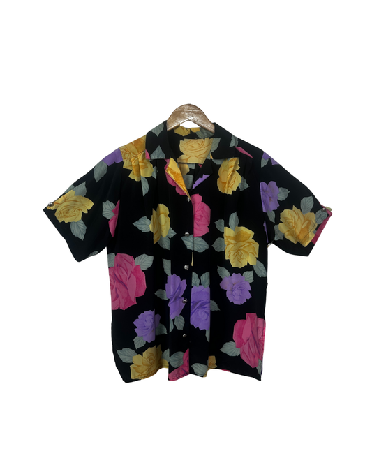Vintage 80s Shirt - Women's XL