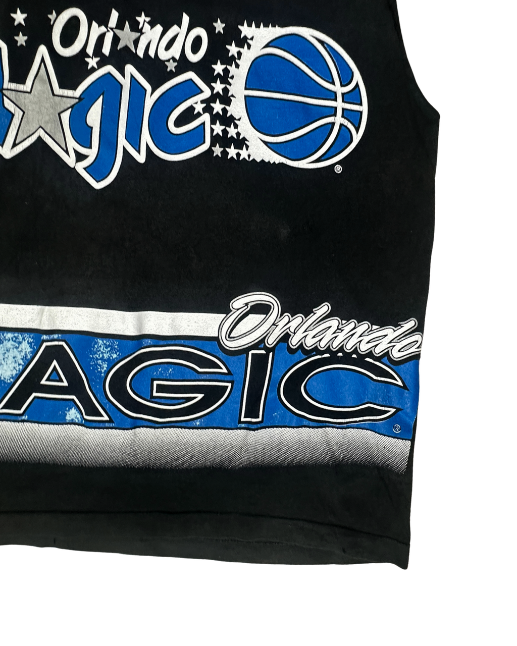 Vintage NBA Orlando Magic Sleeveless Graphic T-shirt - Large