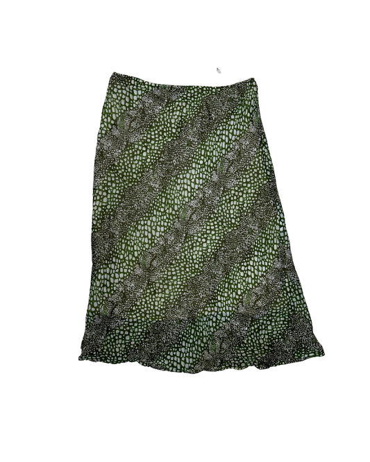 Abstract Print Midi Skirt Medium