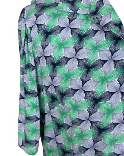 Floral Polo Shirt 2XL