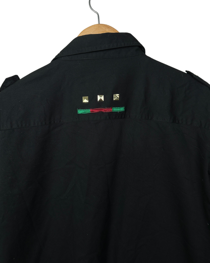 Vintage Atti Military-Inspired Shirt  3XL