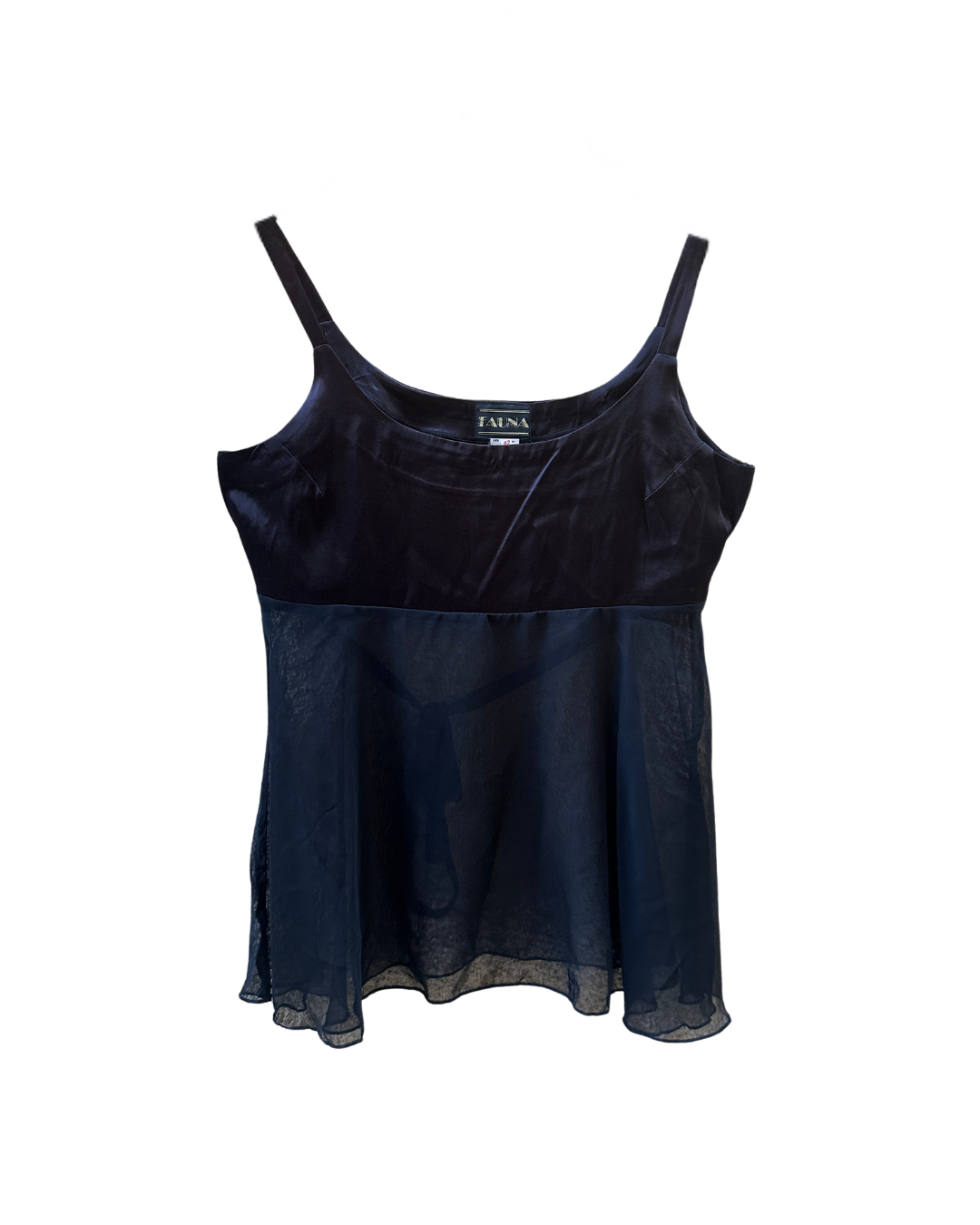 Fauna Cami Sheer Back-tie Top