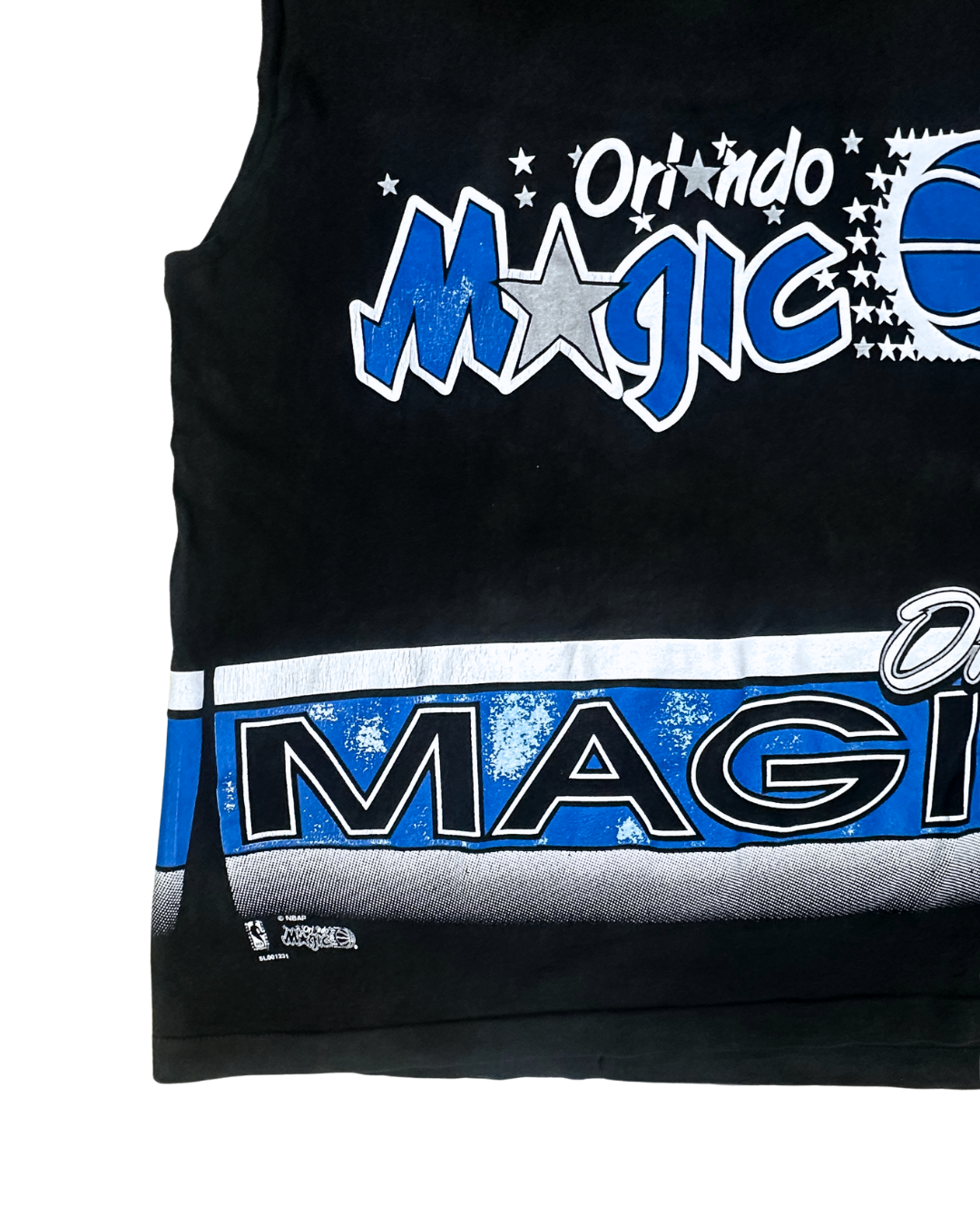Vintage NBA Orlando Magic Sleeveless Graphic T-shirt - Large