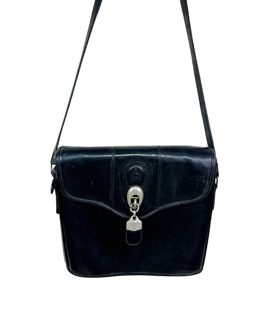 Vintage Genuine Leather Crossbody Bag