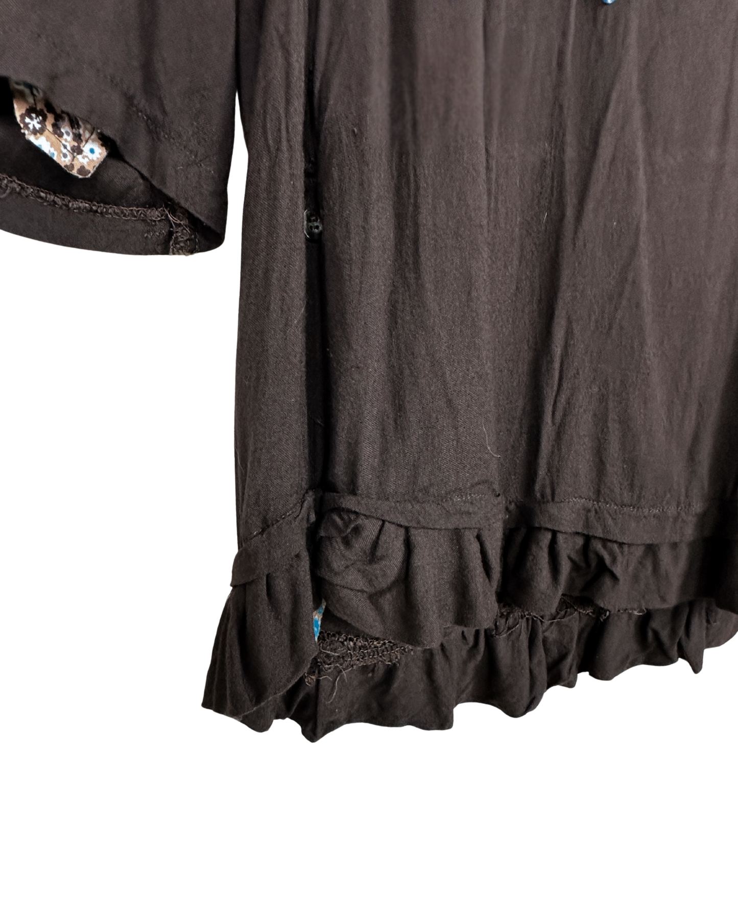 Retro Harajuku Style Brown Shirt | Rocker Girl Graphic