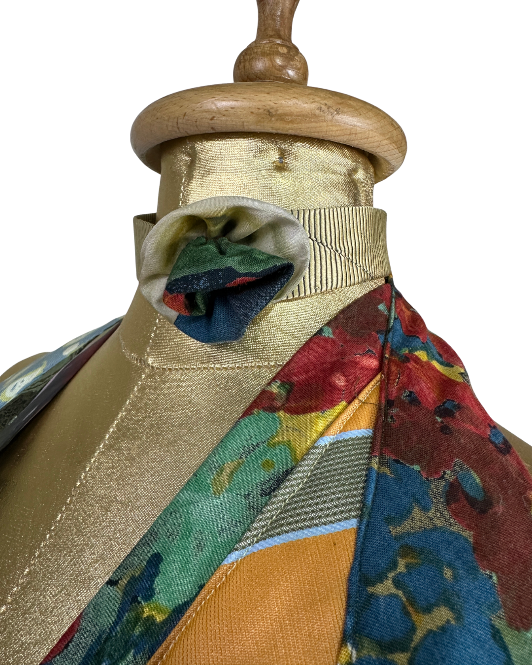 Handmade Upcycled Tie Vest Top with Choker