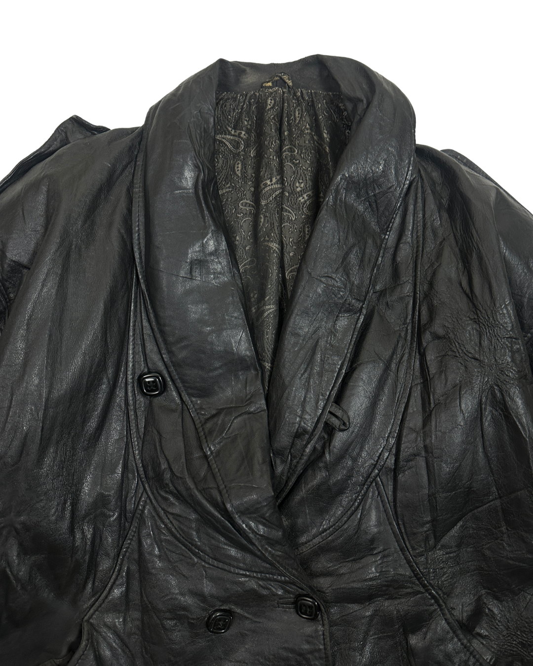 Vintage Papini Genuine Leather Jacket XL