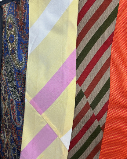 Retied Upcycled Necktie Vest Medium