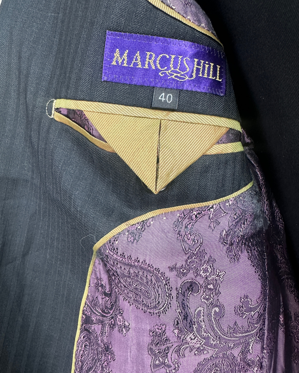 Marcus Hill Pinstripe Blazer