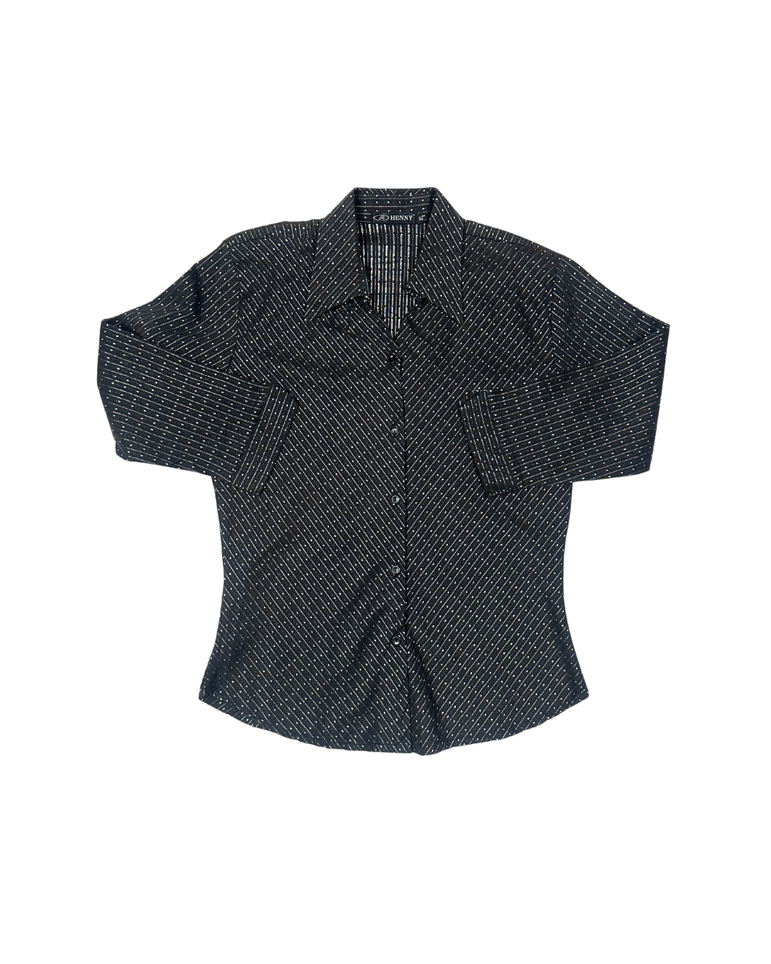 Retro Henny Micro Dot Fitted Shirt