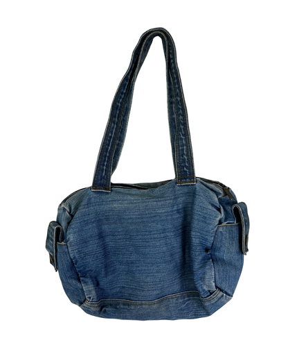 Vintage Diesel Denim Satchel Bag