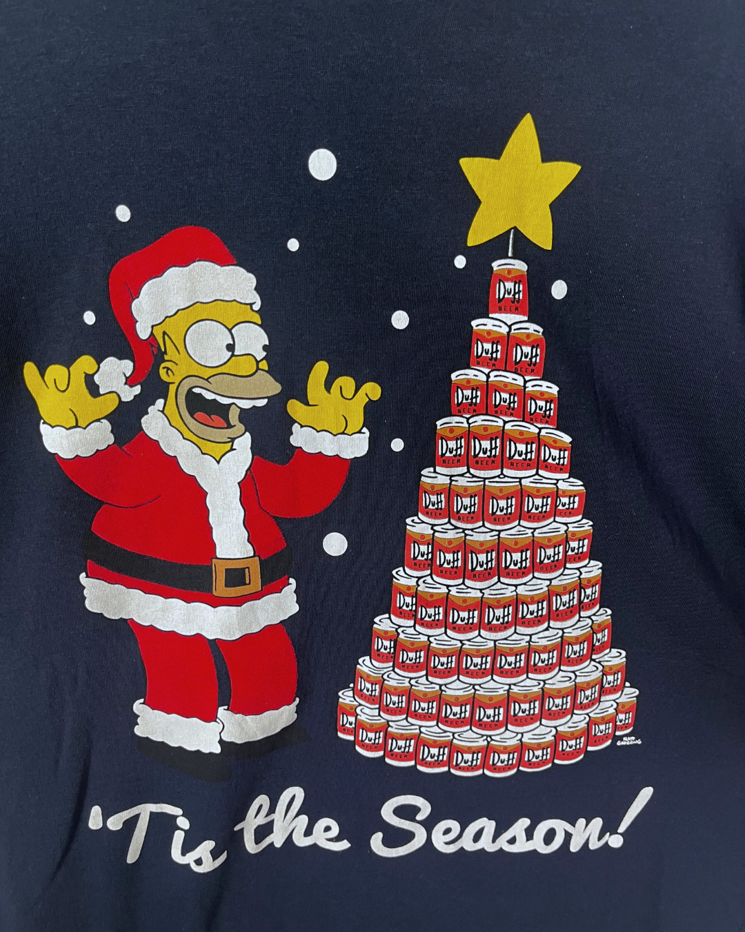 The Simpsons Christmas T-shirt Small