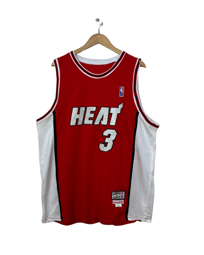 Mitchell & Ness Miami Heat #3 Dwyane Wade Jersey  2XL