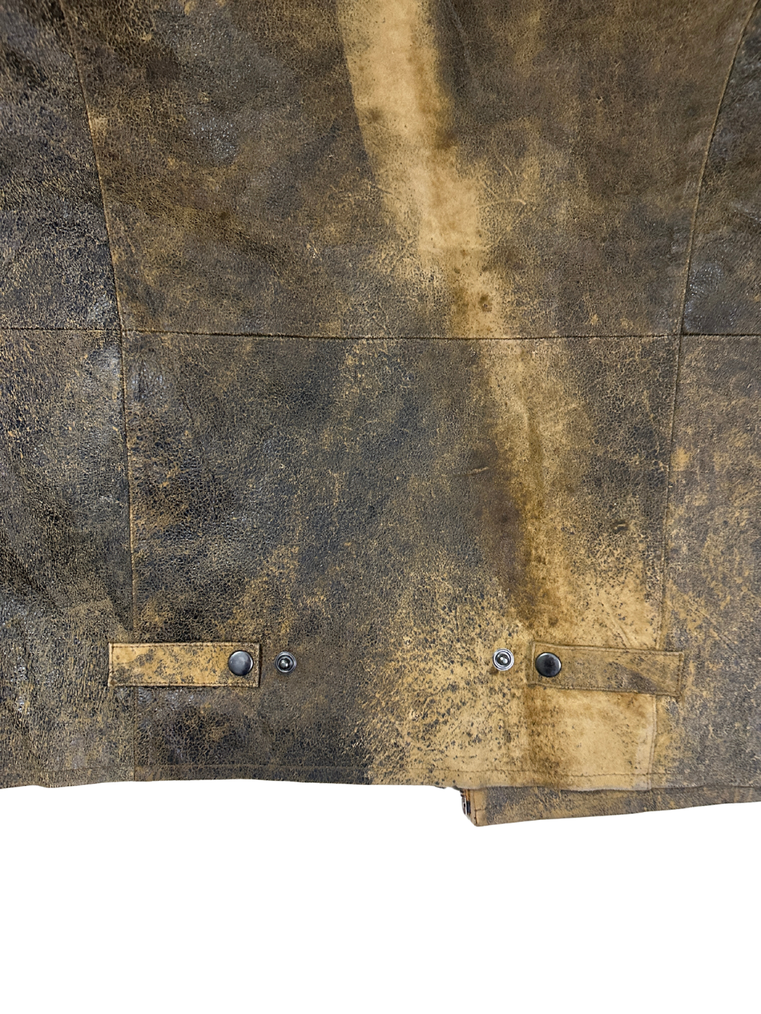 90s Vintage Pepe Jeans Distressed Genuine Sheep Leather Moto Jacket (Rare Sample)