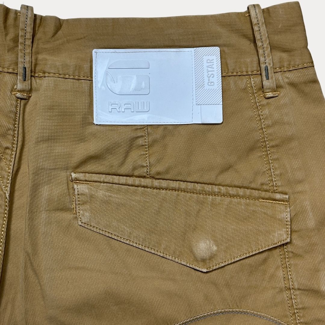 G-Star Raw Chino Khaki Shorts - W33