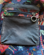 Vintage Oilily Whimsical Print Multi-Pocket Bag