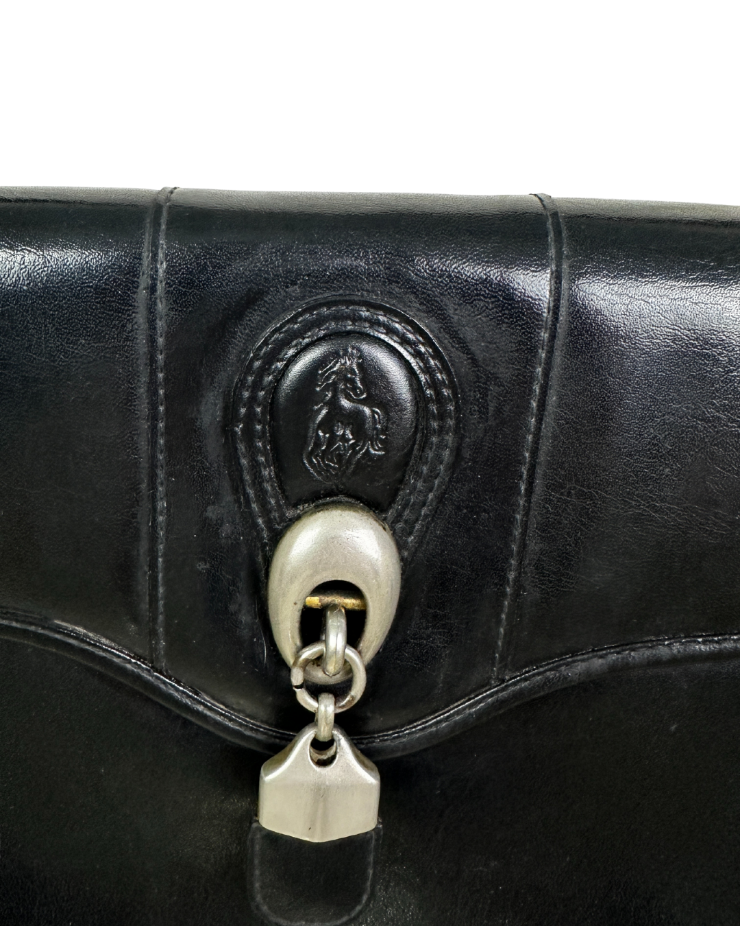 Vintage Genuine Leather Crossbody Bag