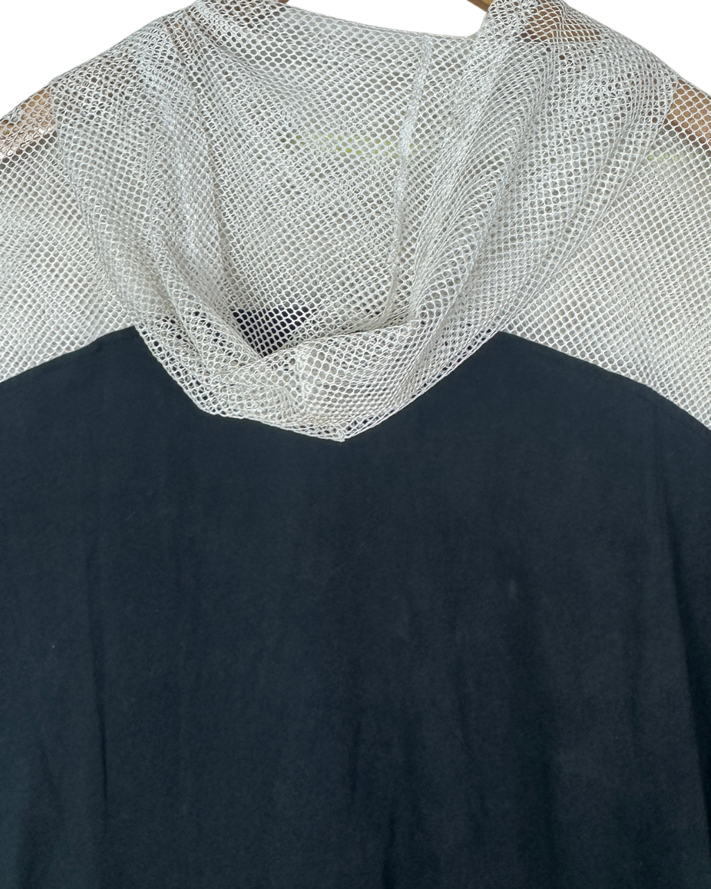 Vintage Style Boston 1998 Fishnet Yoke Hooded T-Shirt