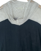 Vintage Style Boston 1998 Fishnet Yoke Hooded T-Shirt