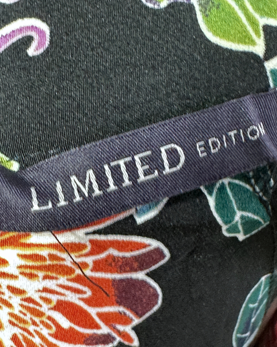 M&S Limited Edition Asian-inspired Floral Asymmetrical Wrap Blouse