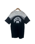 Vintage Style Boston 1998 Fishnet Yoke Hooded T-Shirt