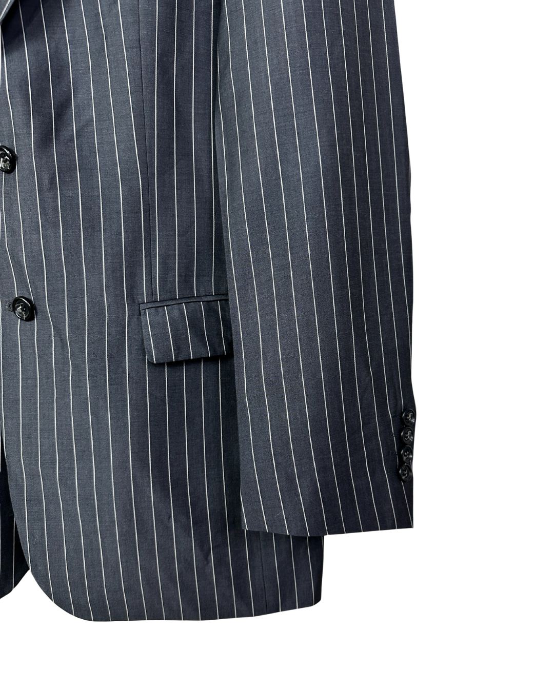 Vintage Strellson Pinstripe Full Suit - Size 48